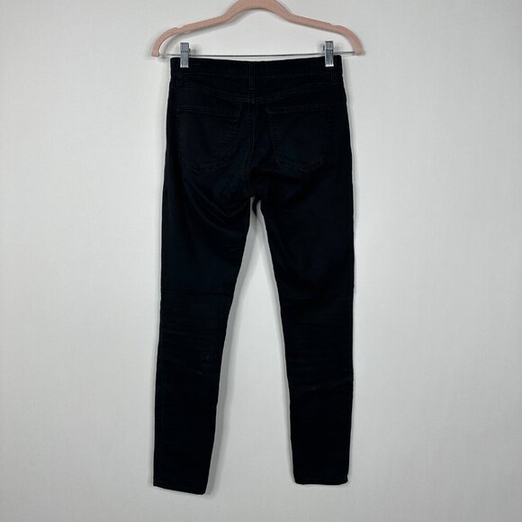 2/$30 Topshop Moto Jamie Jeans High Rise Ankle Skinny Licorice Black 26 #9398 - Picture 8 of 13